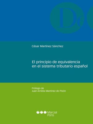 cover image of Principio de equivalencia en el sistema tributario español